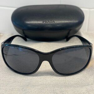 PRADA Women's Sunglasses - Black with Gold - SPR07G 610 15 1AB-1A1